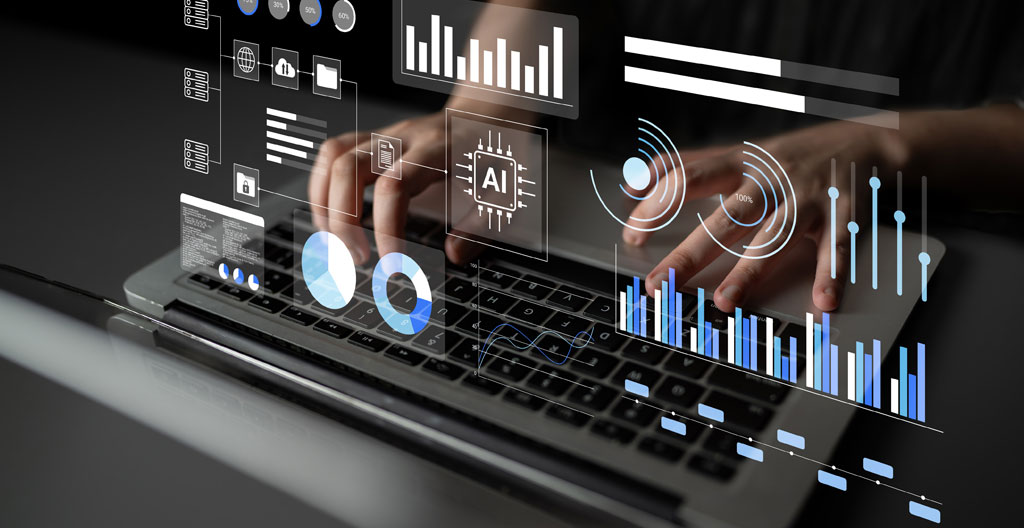 Professionnel concentré devant un tableau de bord analytics complexe